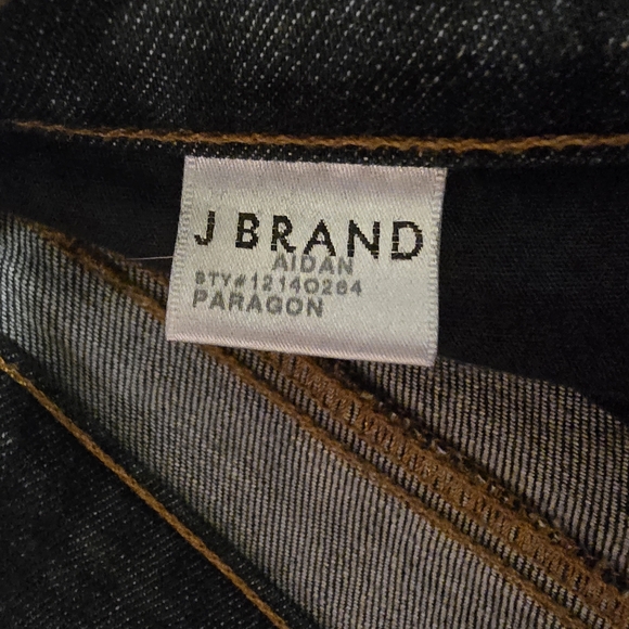 J Brand Aidan Straight Leg Boyfriend Jeans | Size 28 | Dark Blue Wash - Picture 13 of 16